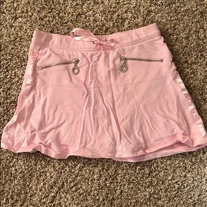 Limited Too Pink Mini Skort with Zipper Accents